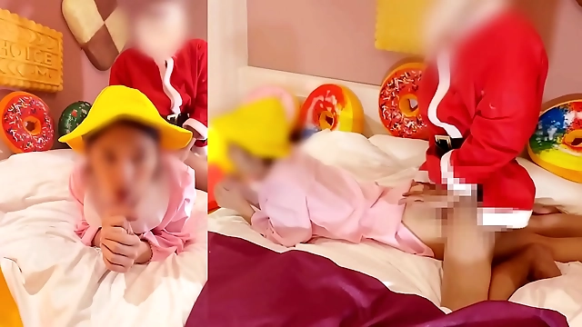 JAV Hottie Gets Pregnant by Santa - XXXmas Fun！