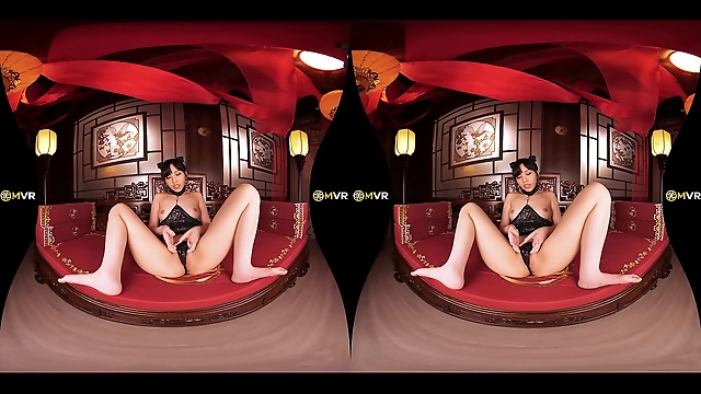 春麗のチョンサムでエッチになる～淫らな潮吹きソロ！