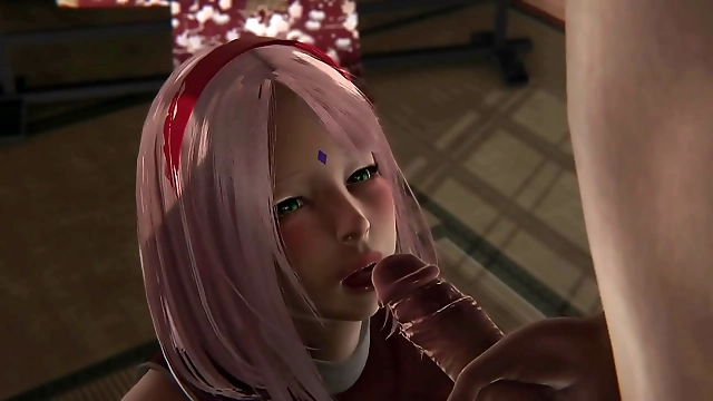 甘美なサクラが3D変態ファンタジーに登場 - NARUTOファンの夢を叶える